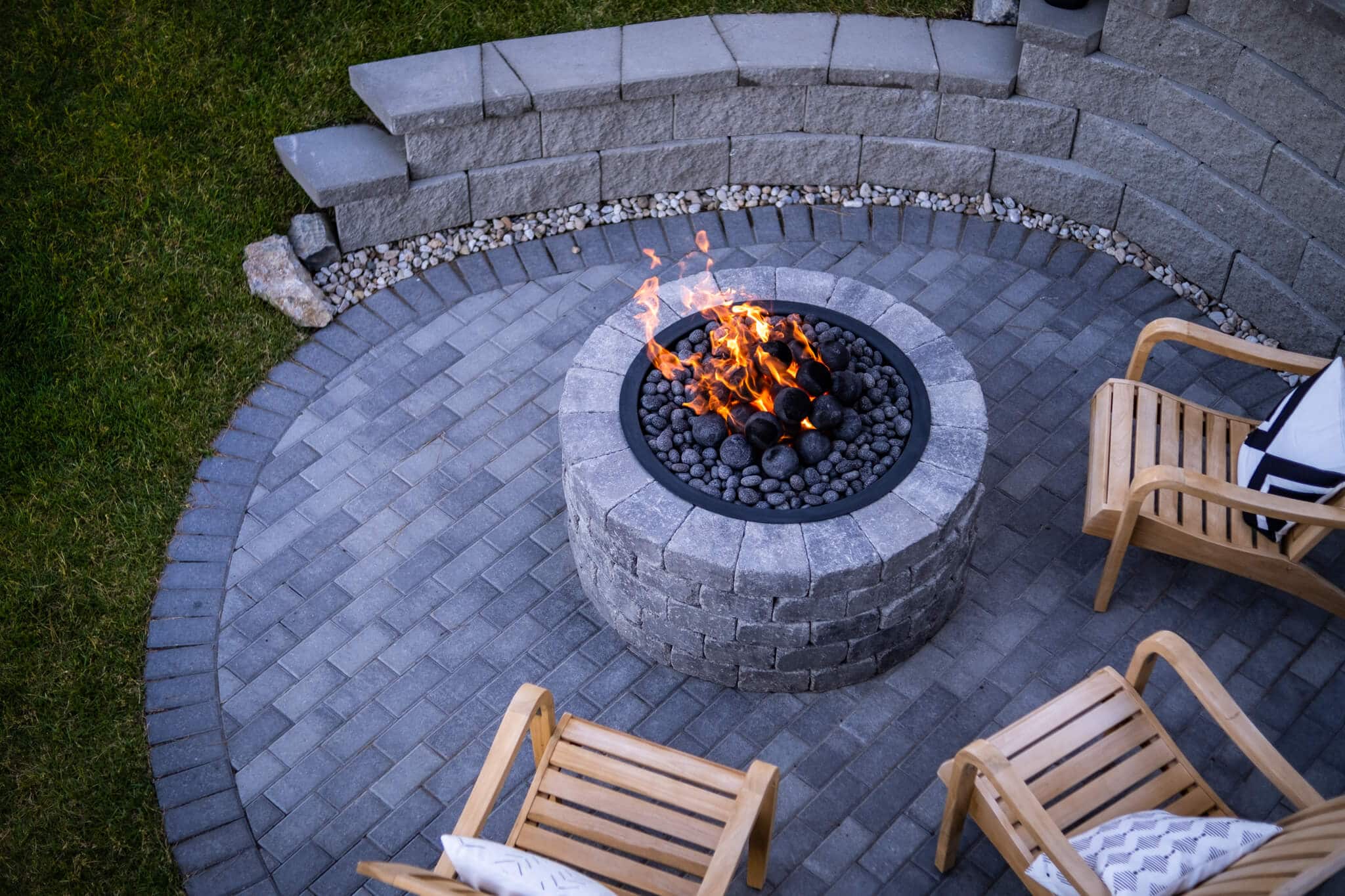 Replacing Burner Package For Belgard Weston Stone™ Paver Fire Pit – 240,000 BTUs with CFBO280 instead of CFB240